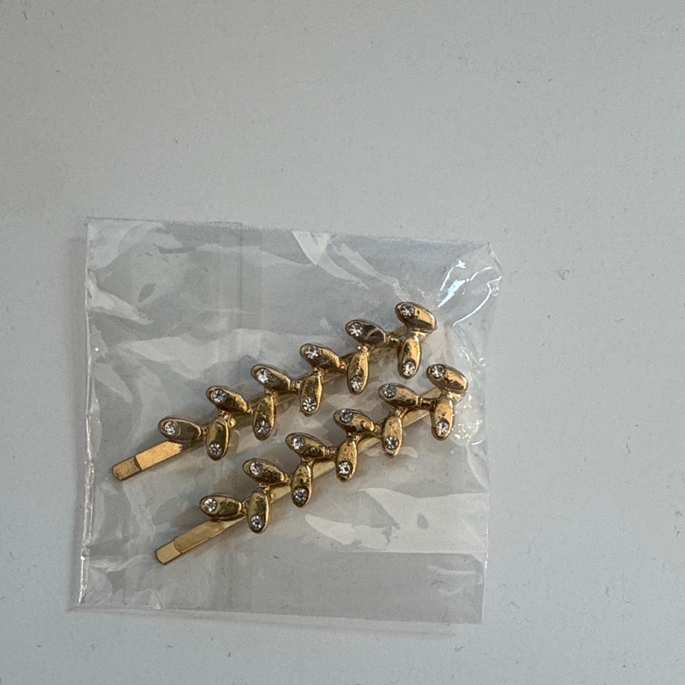 Gold Hair Pins NWOT